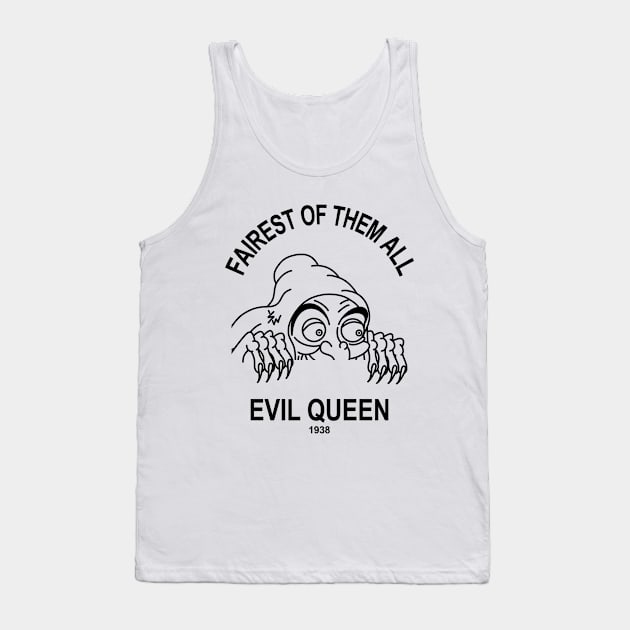 Wicked Queen (Black Text) Tank Top by electricpidgeon